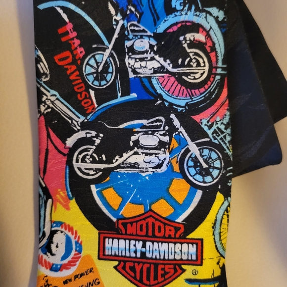 Harley-Davidson Neckties (3) ~ 1990s ~ Biker ~ Motorcycle ~ Retro Cool - Picture 13 of 16